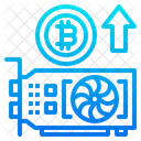 Bitcoin Cryptocurrency Vga Card Icon