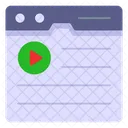 Video Blog Vlog Video Content Icon