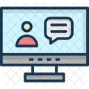 Live Call Video Call Communication Icon