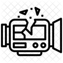Video Camera Broken  Icon