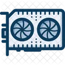 Video Card Blockchain Icon