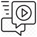 Mensaje De Video Mms Multimedia Icono
