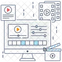 Professional Camera Cinematography Video Production Icon