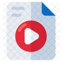 Video File File Format Filetype Icon