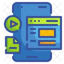 Video File Movie File Mobile Icon