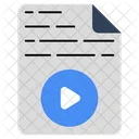 Video File File Format Filetype Icon