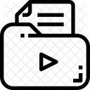 Folder Video Data Icon