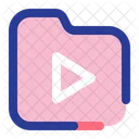 Video Folder Video Camera Icon