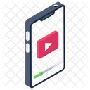 Video Movil Transmision De Video Video En Linea Icon