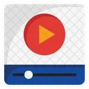 Video Player  Symbol