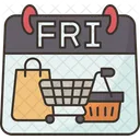 Viernes Compras Liquidacion Icono