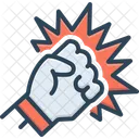 Violence Ruckus Ragging Icon