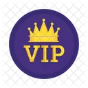 VIP Couronne Roi Icône