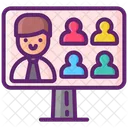 Virtual Event Event Virtual Meeting Icon