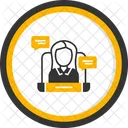 Virtual Meeting Remote Working Online Meeting Icon