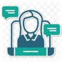 Virtual Meeting Remote Working Online Meeting Icon