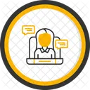 Virtual Meeting Remote Working Online Meeting Icon