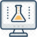 Wissenschaft Labor Software Symbol