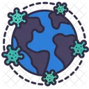 Pandemic Epidemic Earth Icon