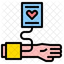 Vital Sign Pulse Monitor Icon