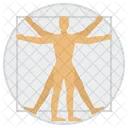 Vitruvian Man Icon