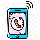 Voice Call Mobile Call Internet Call Icon