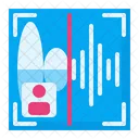 Voice Recognition Speech Recognition Biometric Voice Identification Icon