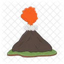 Landscape Nature Lava Icon