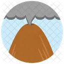 Volcano Mountain Lava Icon