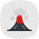 Volcano Lava Fire Icon