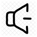Volume Down Speaker Icon