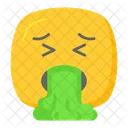 Vomiting Vomit Illness Icon