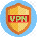 Vpn Network Security Icône