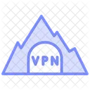 Vpn Tunnel Duotone Line Icon Icon