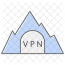 Vpn Tunnel Lineal Color Icon Icon