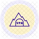 Vpn Tunnel Line Icon Icon