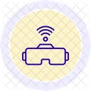 VR Brille Liniensymbol Symbol