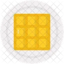 Waffles Crisp Snack Icon