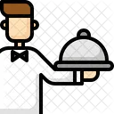 Waiter Waitress Food Icon