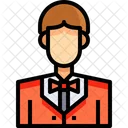 Waiter Service Man Male Icon