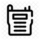 Walkie Talkie Frequency Transmitter Radio Communication Icon