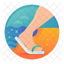 Flipflop Walking Flip Icon