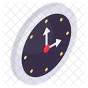 Wall Clock Timepiece Timekeeping Device Icon