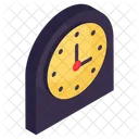 Wall Clock Timepiece Timekeeping Device Icon