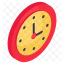 Wall Clock Timepiece Timekeeping Device Icon