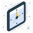 Wall Clock Timepiece Timekeeping Device Icon