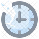 Wall Clock Broken  Icon