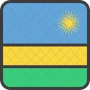 Ruanda Afrika Land Symbol