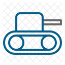 전쟁 차량 탱크 공격 차량 아이콘