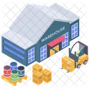 Warehouse Storeroom Storehouse Icon